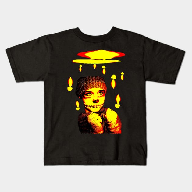 Rain of candles Kids T-Shirt by Evgeniya